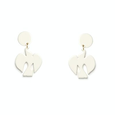COLOMBINE ivory earrings