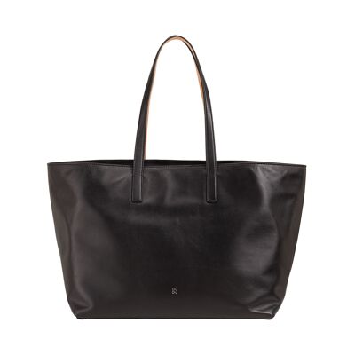 DUDU Large women's tote shoulder handbag black