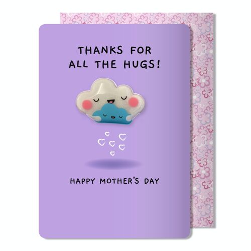 Thanks for all the Hugs Mother's Day Card