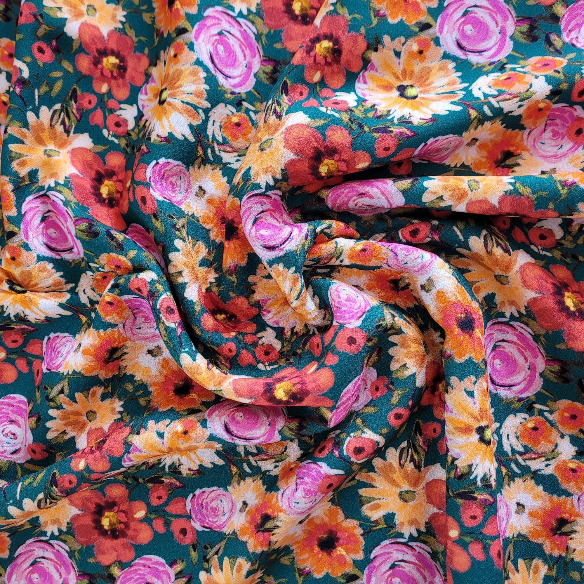 Crêpe de viscose "Hatiora"