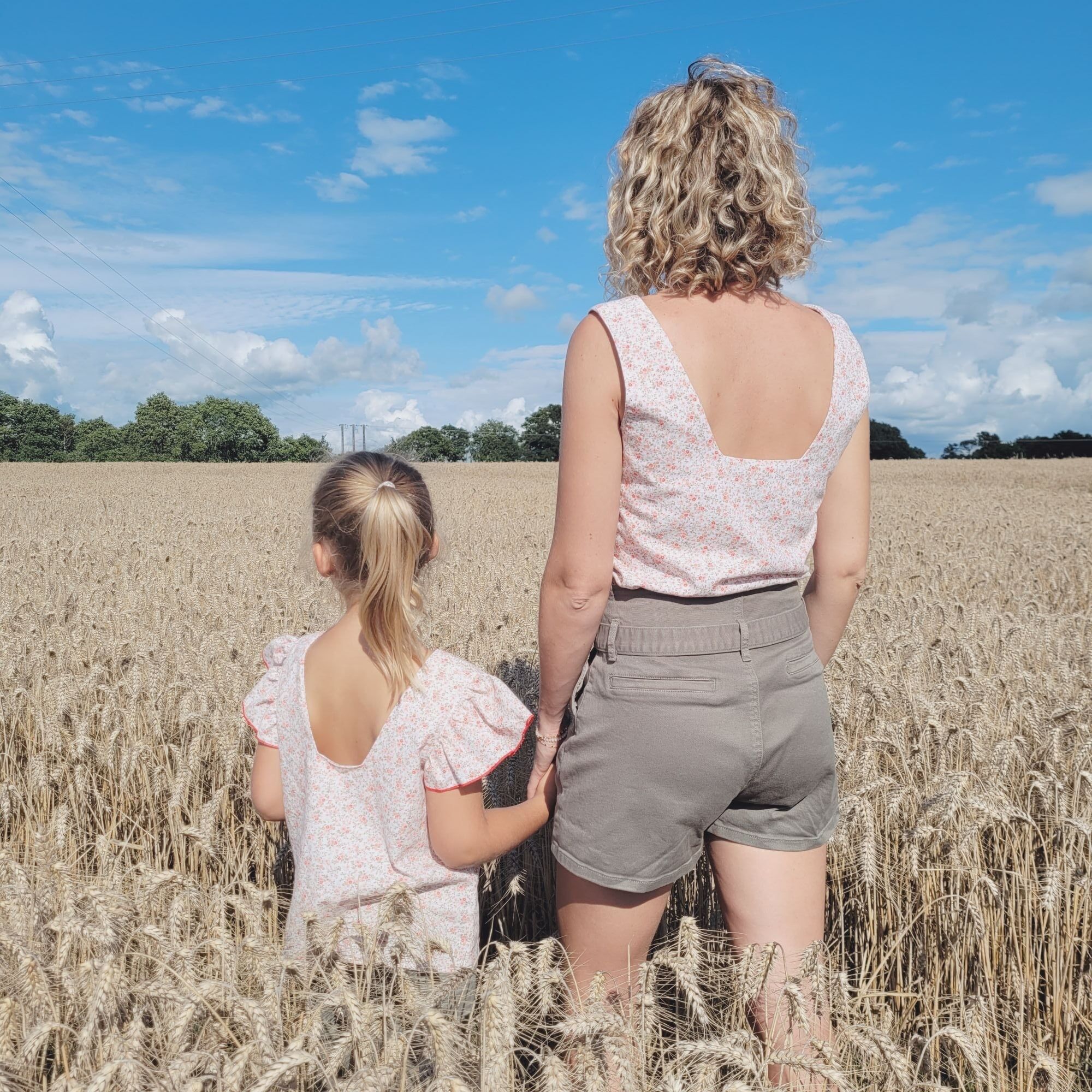 Blusa dúo madre-hija Malone Estampado de bolsa
