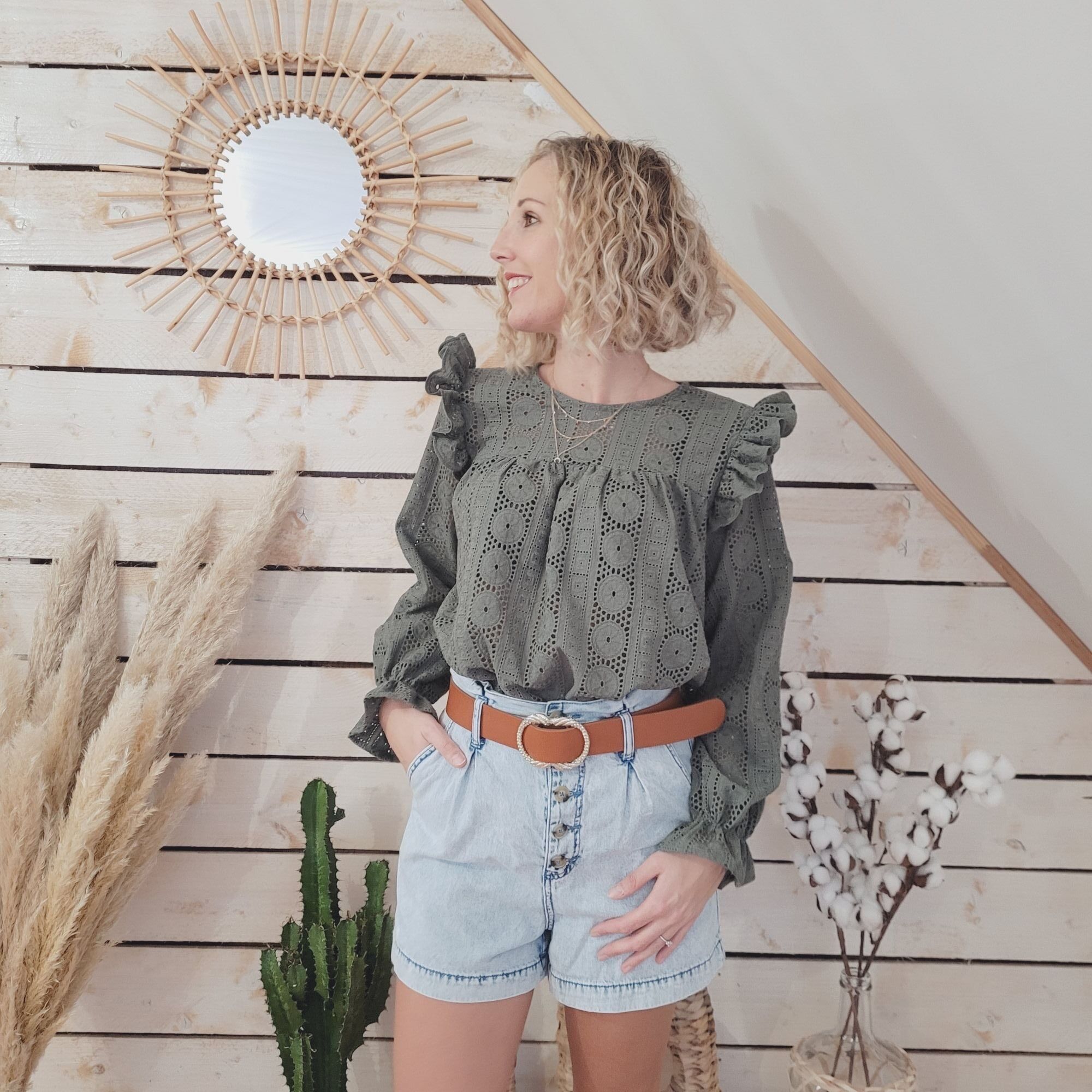 Blusa y vestido de mujer Aéla Patrón canguro