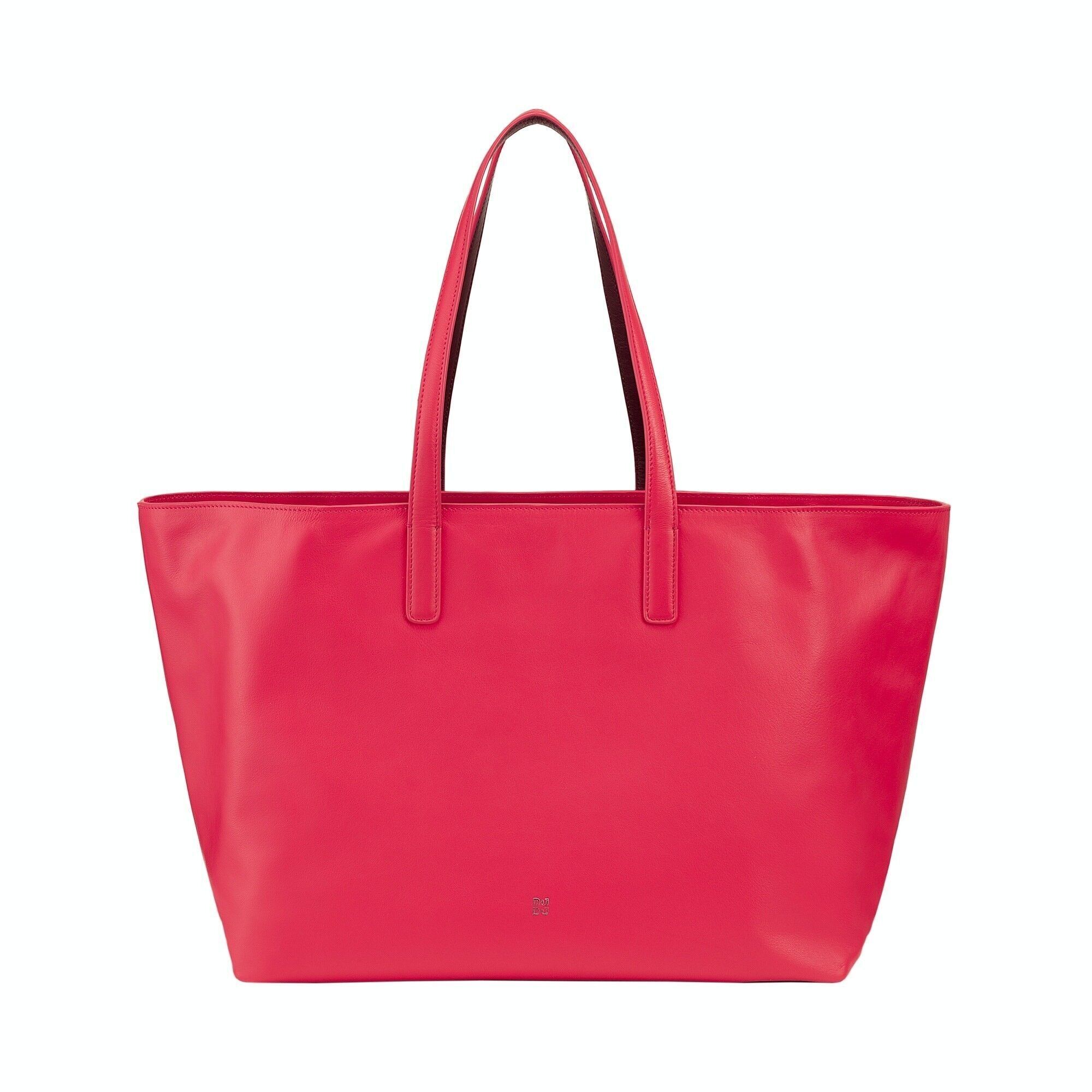 DUDU Borsa a tracolla grande da donna color lampone