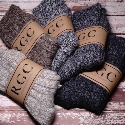 RGC Socks Alpaca Wool - 100% Natural Fibres sourced from the Nature!