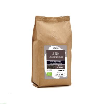 Bio peruanischer Kaffee Bio 250 g, Bohnen