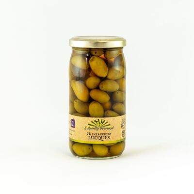 Olives Lucques de l'Herault FRANCE glass jar 200gr