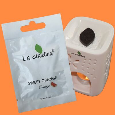 Profumatore per ambiente, oli essenziali, cialda profumata, Cialdina Sweet Orange arancio