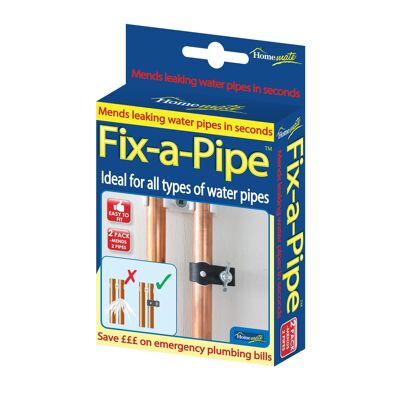 Fix-a-Pipe 2pz - Kit di fissaggio per tubi dell'acqua