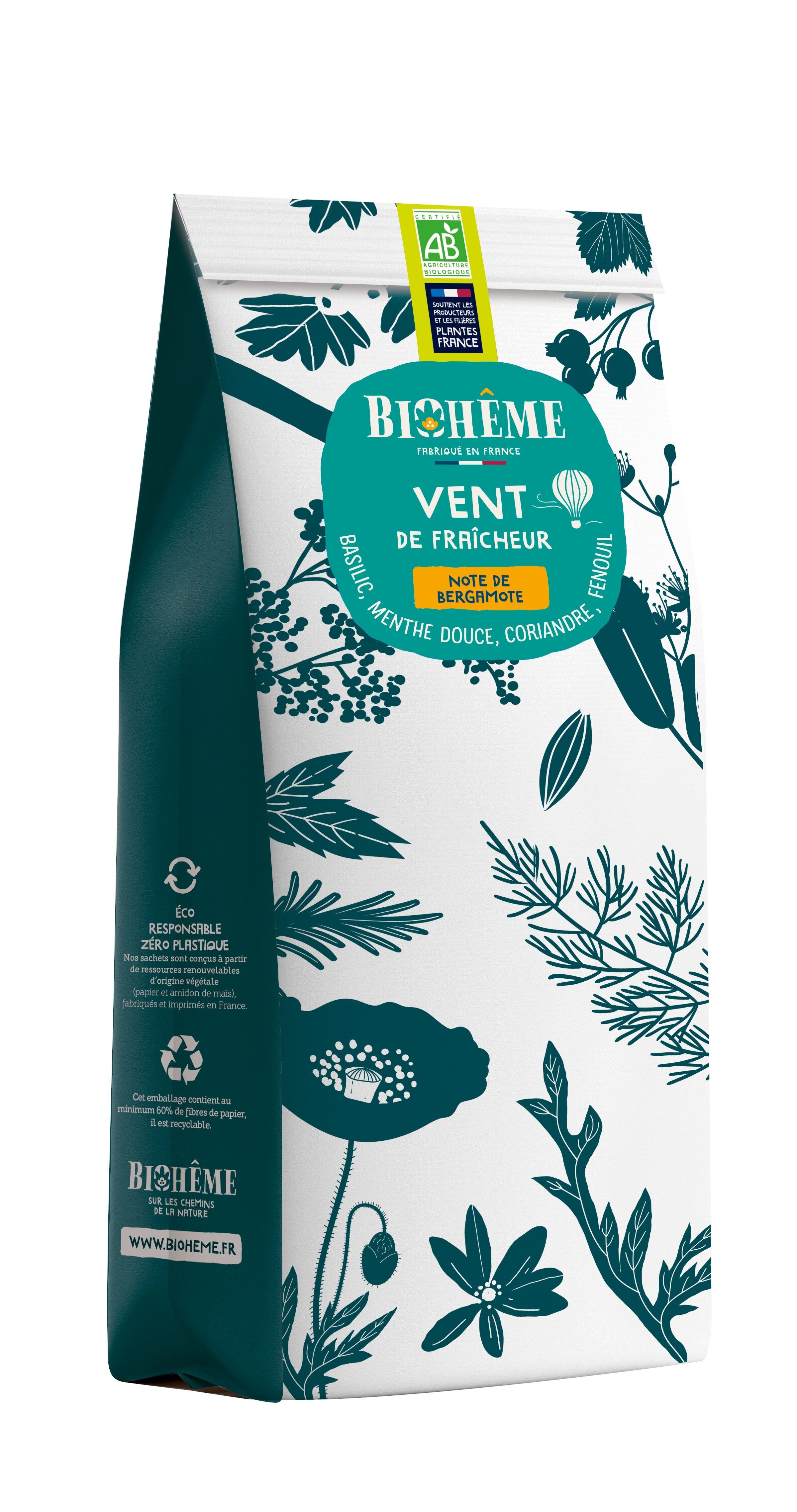 Infuso di brezza fresca - Foglie sfuse, confezione da 50 g