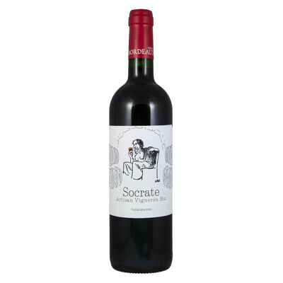 "Socrate" 2021 Bordeaux Rouge Vin bio / Organic Wine Red