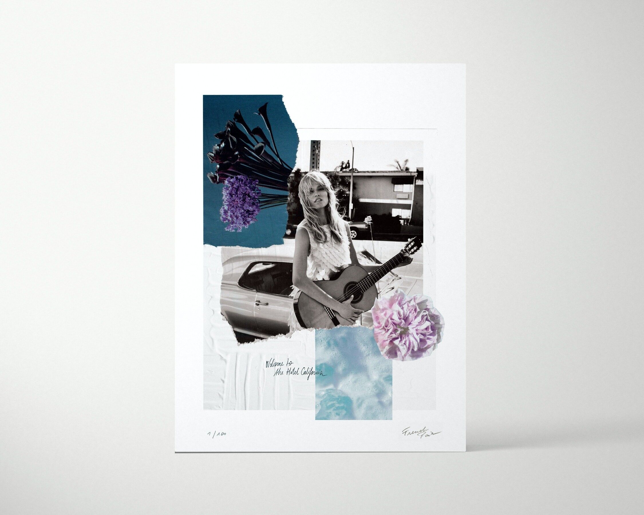 Tirage d&#039;art &quot;Hotel California&quot; - Edizione limitata 1/100