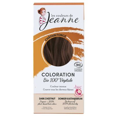 100% ORGANIC & VEGETABLE COLORING - Dark brown 100G