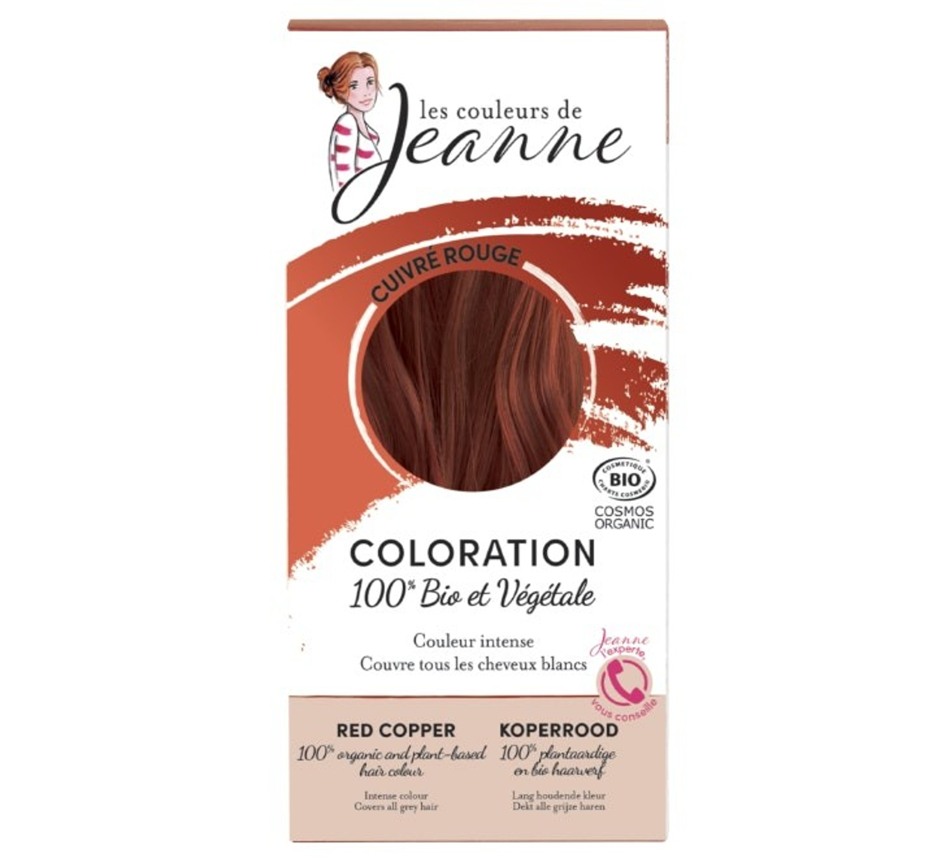 Coloration Végétale Châtain, Brun & Noisette - Couleurs de Jeanne