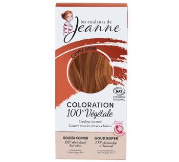 COLORATION 100% BIO & VEGETALE - Cuivré doré 100G