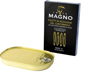 Filets d'anchois de Cantábrico '0' à l'huile d'olive extra vierge du 'Frantoio Galantino' 2