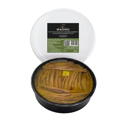 🐟 Filetti di Acciughe del Cantábrico '0' in olio extra vergine d’oliva – Formato HoReCa 500 g
