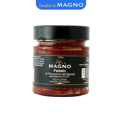 Pesto of dried Piennolo del Vesuvio DOP cherry tomatoes 200g. - Magno's choice