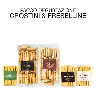 Degustación de Crostini y Freselline