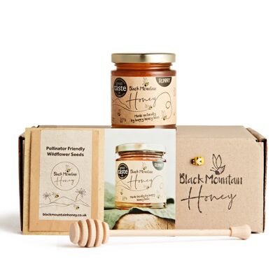 1 tarro - Caja de regalo de miel ganadora del premio Great Taste