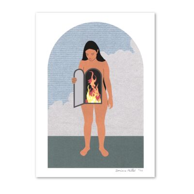 Feuer fangen | Kunstdruck 13x18 cm | Signierte limitierte Auflage