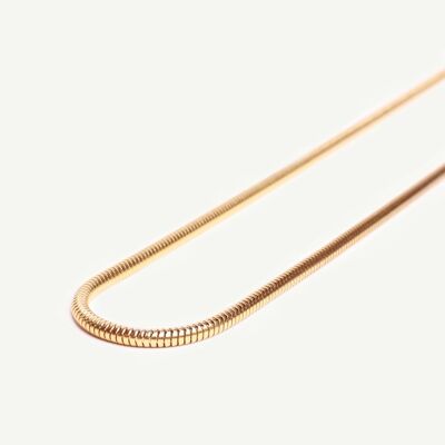 Gold Andrée thin necklace | Handmade jewelry in France