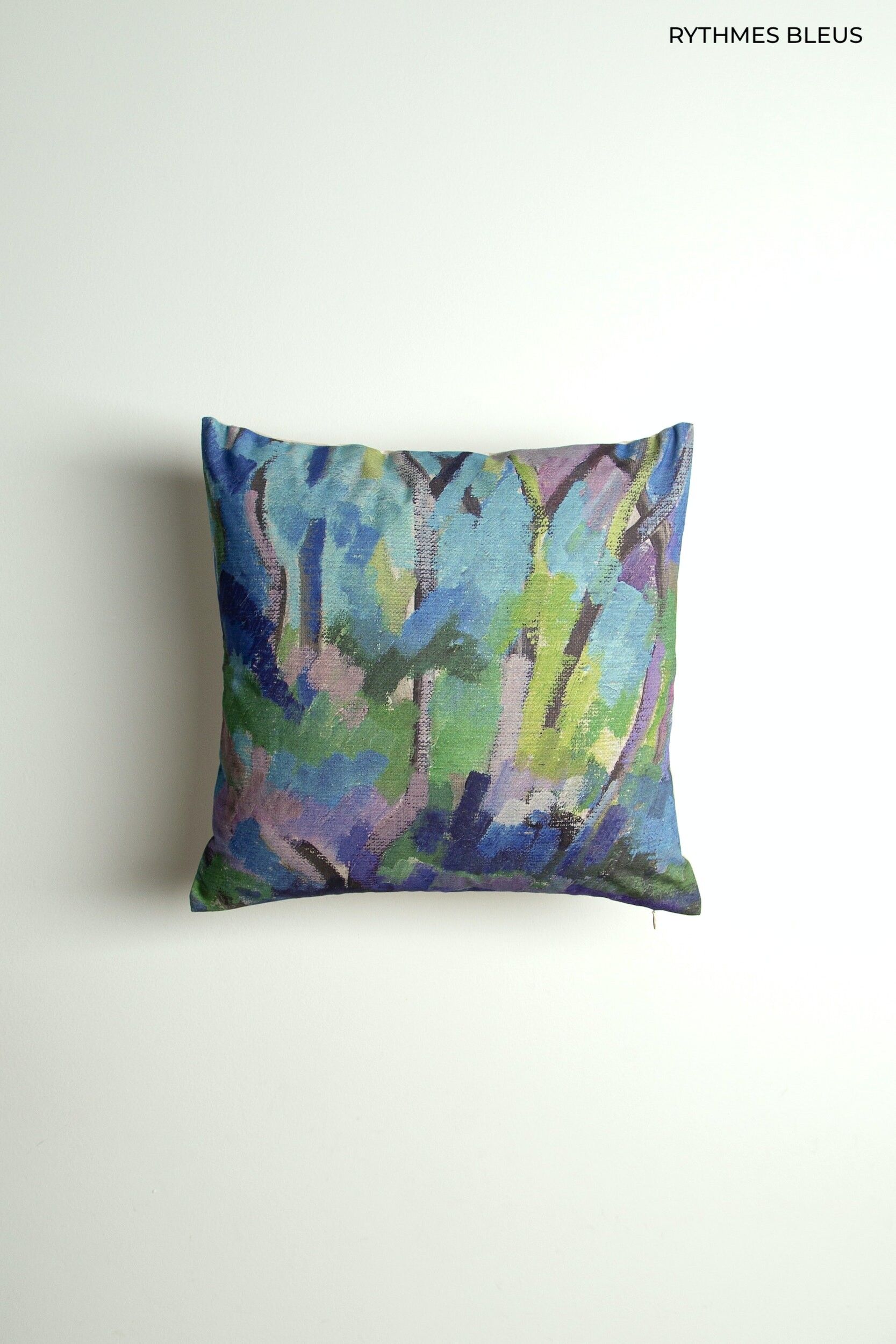 Cuscino artistico RITMI BLU - Juliette Chopin