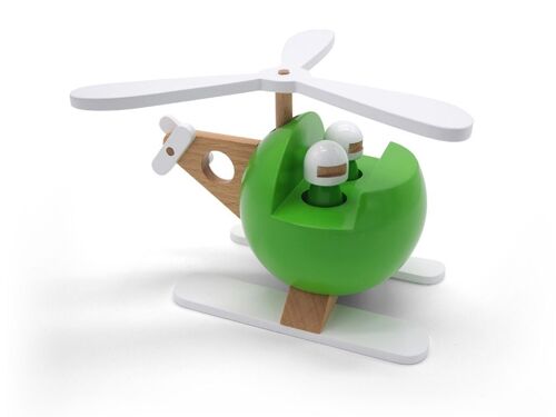 Green Riders COPTER Wooden Toy