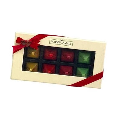 Caja de regalo de chocolates surtidos The Plaisir, 8 piezas San Valentín