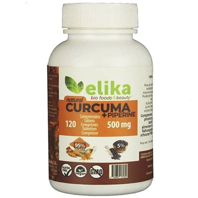 Curcuma con Piperina 100% NATURALE di Elikafoods®