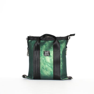 SMART MINI green mottled gold backpack bag