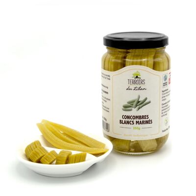 Terroirs du Liban - Concombres Blancs Marinés 350 g - Pickles - Apéritif et mezzé