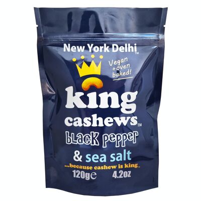 King Cashews Poivre noir concassé et sel de mer