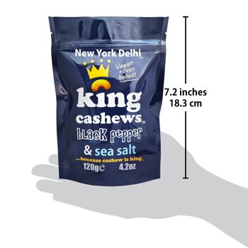 King Cashews Poivre noir concassé et sel de mer 2