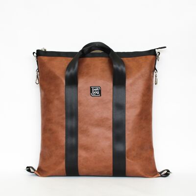 Braune SMART-Rucksacktasche