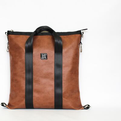 Brown SMART backpack bag
