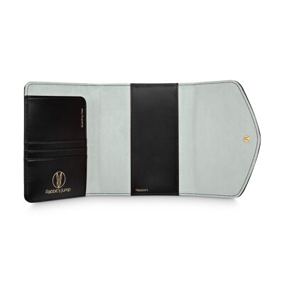 Passport cover "Muyal - Gris Noir" incl. RFID/NFC protection