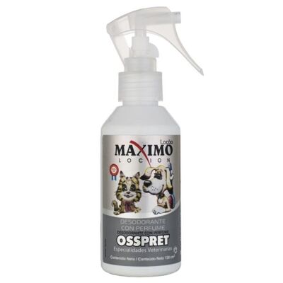 Deodorante Colonia con Profumo Maximo cani e gatti marca OSSPRET