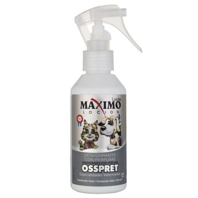 Colonia Desodorante con Perfume Maximo perros y gatos marca OSSPRET