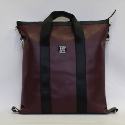 Wine red SMART backpack bag