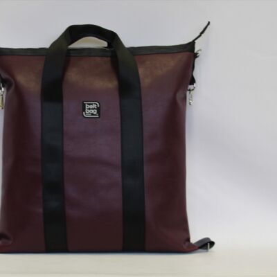 Wine red SMART backpack bag