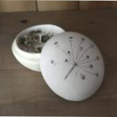 A Dal nostro giardino Allium Seed Head Design Candle Pot