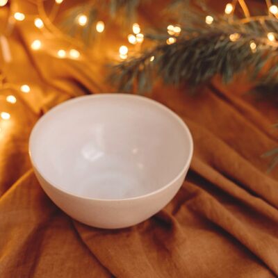 Bianca, the pink stoneware bowl