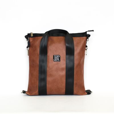 Bolso mochila SMART MEDIUM marrón