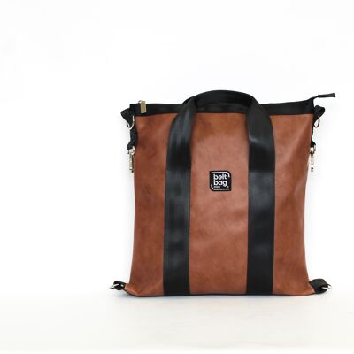 Brown SMART MEDIUM backpack bag