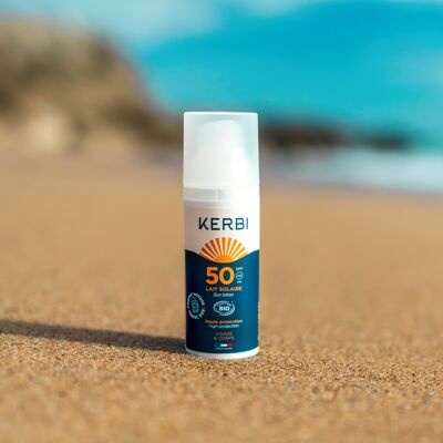 Crème solaire Bio parfumé- SPF50- Format voyage