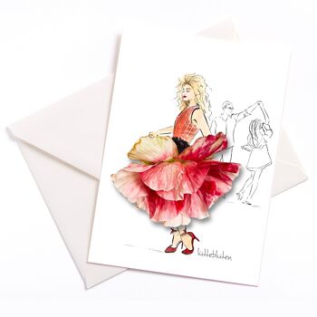 Dance into May - carte avec noyau de couleur et enveloppe | 146 2