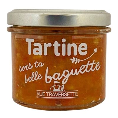 Sors ta belle baguette│Tartinable apéro végétarien ▸ Chayotte, gingembre et tomate