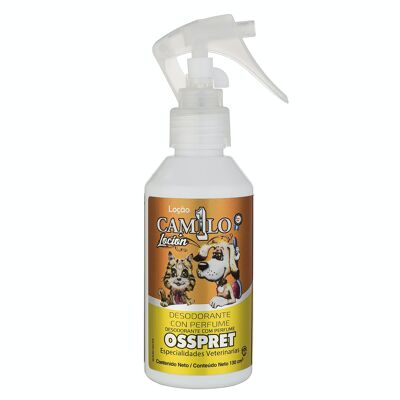 Deodorant Cologne with Perfume Camilo dogs and cats brand OSSPRET