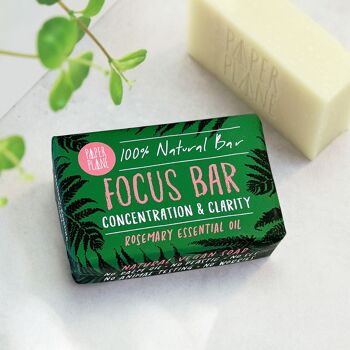 Focus Bar 100% Natural Vegan Rosemary Soap 1