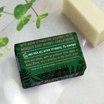 Focus Bar 100% Natural Vegan Rosemary Soap 2